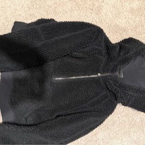 Lululemon Black Sherpa Fleece Hoodie M/L
